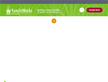 Tablet Screenshot of familyworks.org.nz